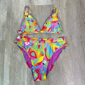Watercolors by Kenny Flowers The Caribbean Bikini Swimsuit Size XS